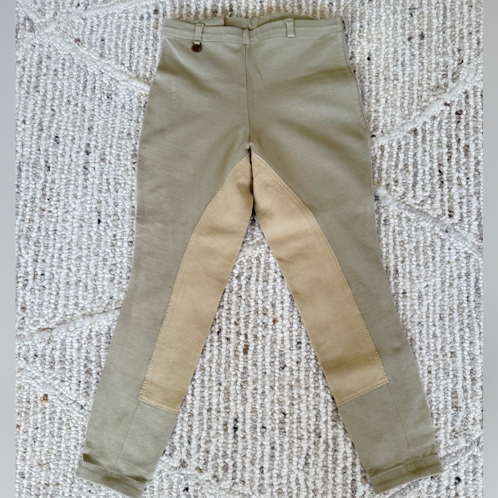 On Course equestrian Cotton Naturals Riding breeches in tan size 26